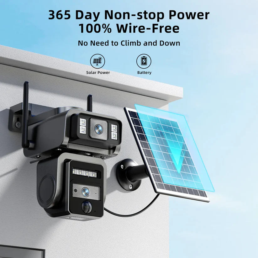 ✨60% OFF Tonight Only ⚡New solar-powered portable WiFi smart 1080p surveillance camera with two-way audio