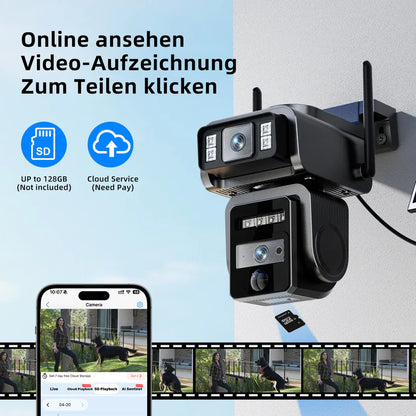 ✨60% OFF Tonight Only ⚡New solar-powered portable WiFi smart 1080p surveillance camera with two-way audio