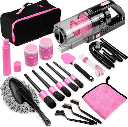 17-piece car cleaning kit