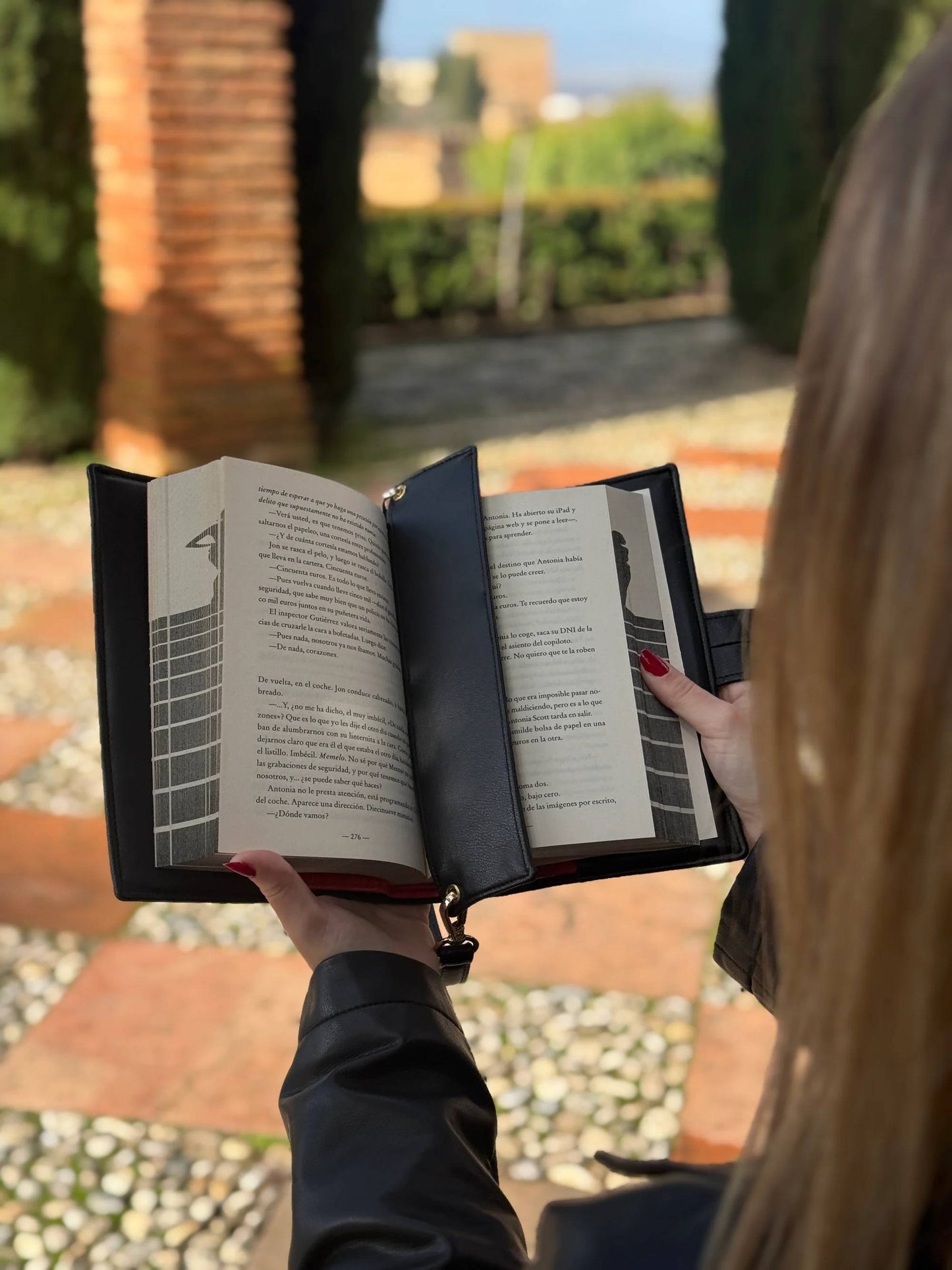 Vegan Leather Book Bag – Handmade in Spain