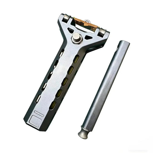 Professional telescopic aluminum alloy slingshot