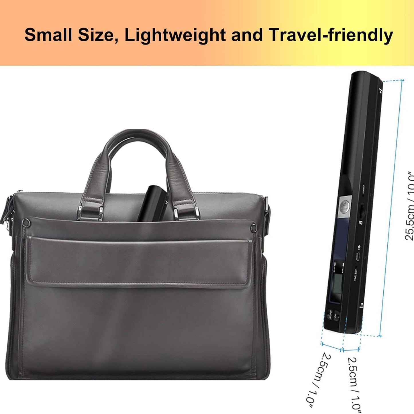 Handheld Portable Scanner – 900 DPI A4 Document Scanner