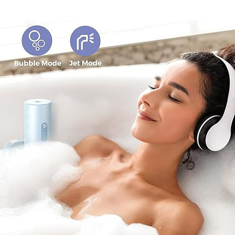 Wireless portable bathtub accessory with 3 adjustable speeds