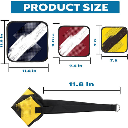 Swim Parachute Resistance Training Set – 3 Parachutes with Adjustable Belt