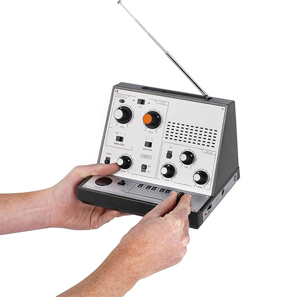 Portable haptic synthesizer retro analog tone