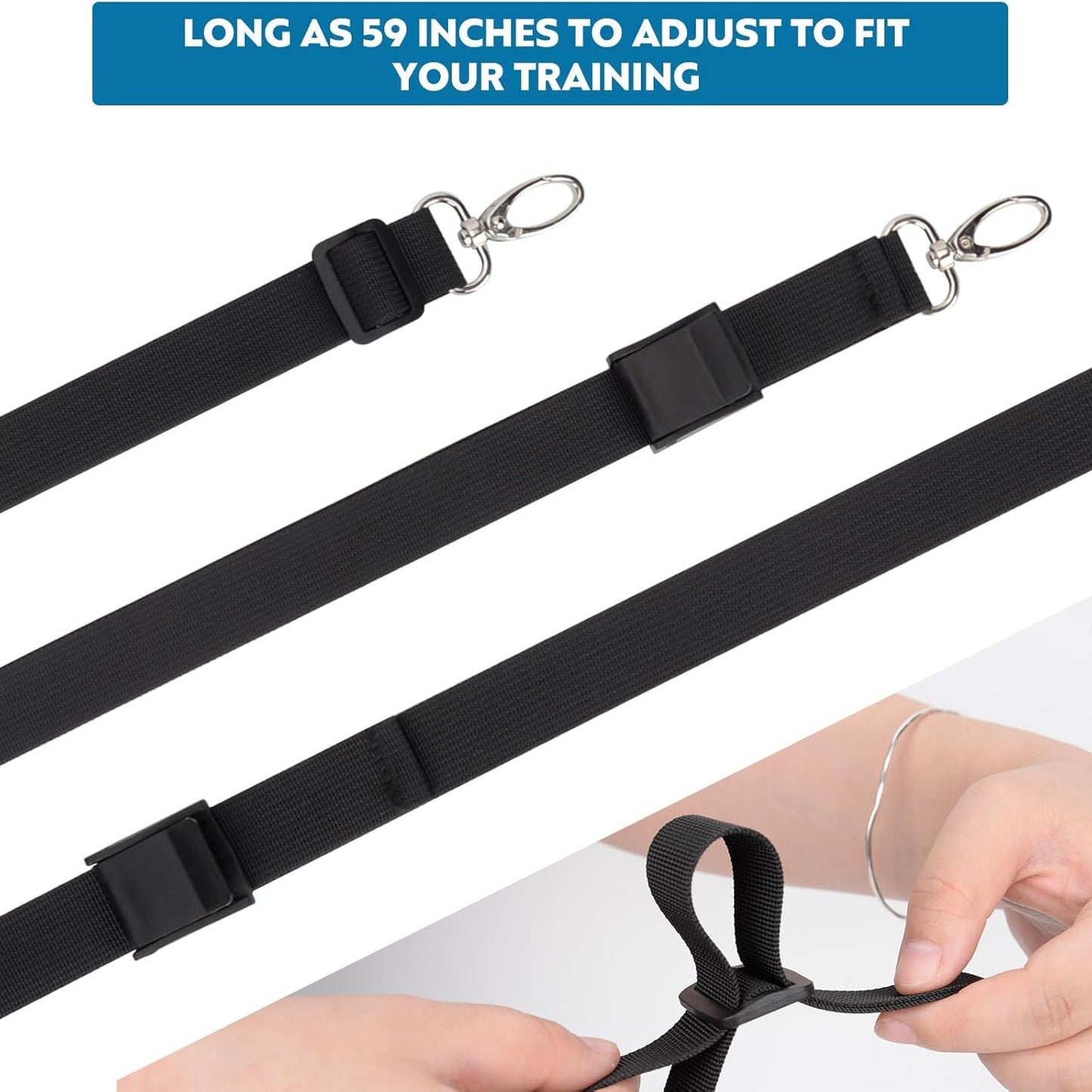 Swim Parachute Resistance Training Set – 3 Parachutes with Adjustable Belt