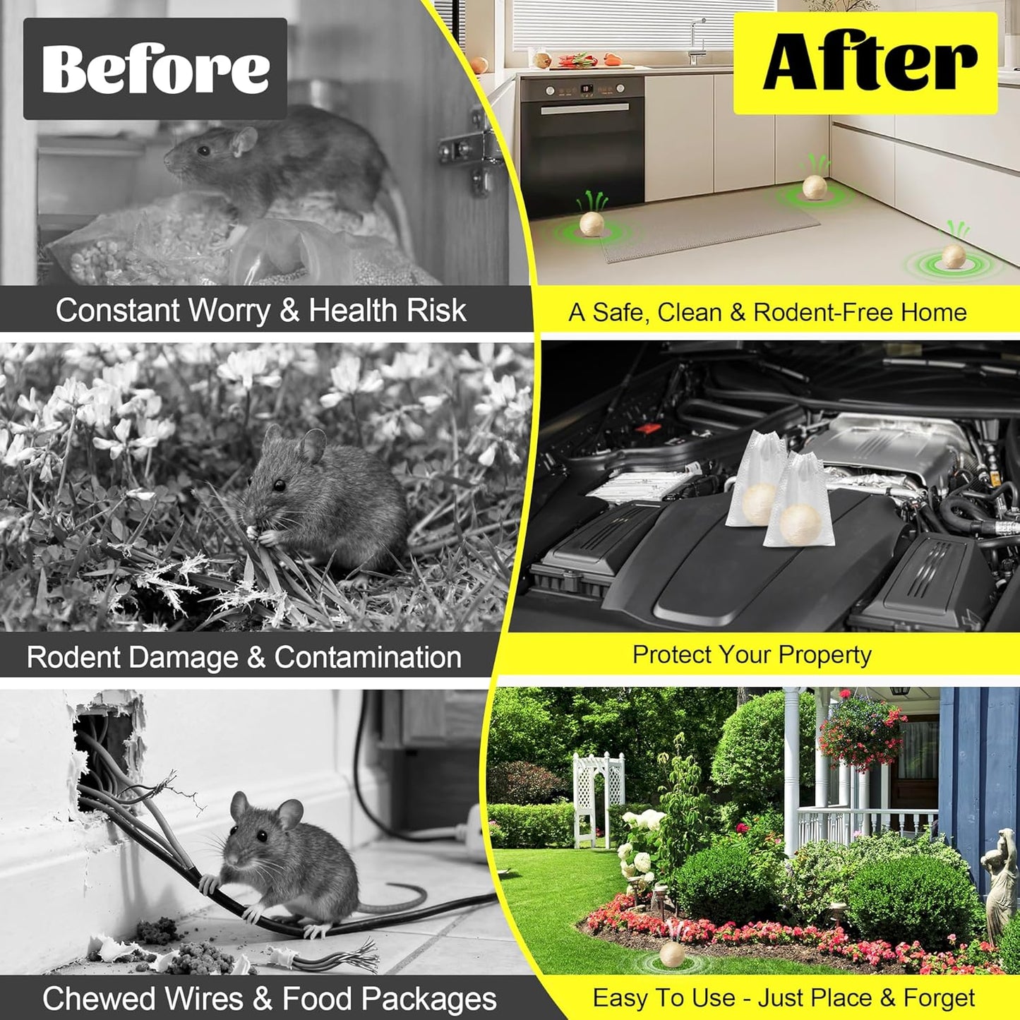 Rodent & Mice Repellent Balls