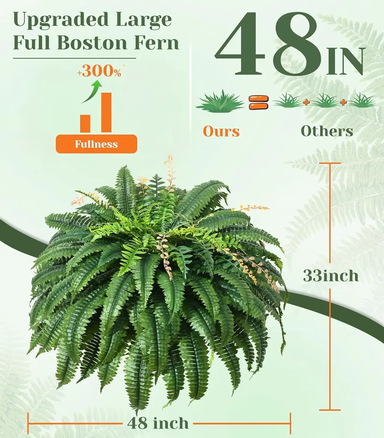 Artificial Boston Fern product detail