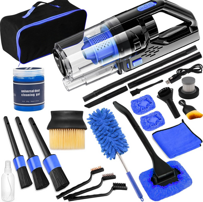 17-piece car cleaning kit