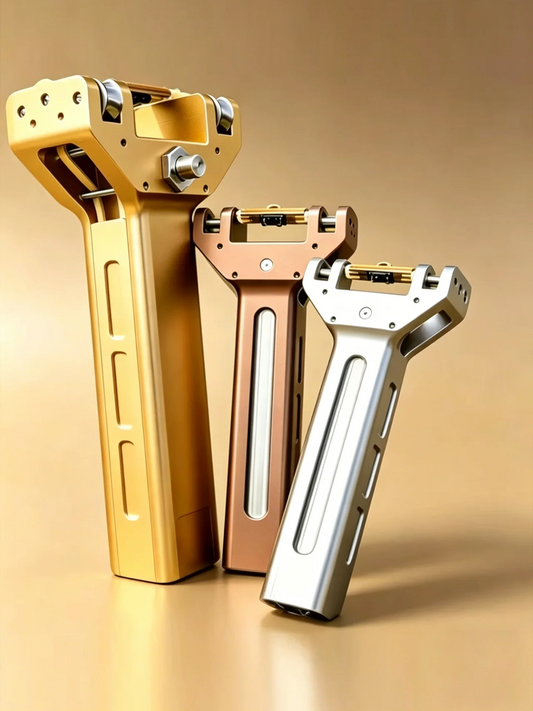 Professional telescopic aluminum alloy slingshot 3 colors